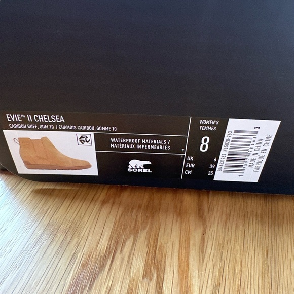 Sorel Women's Evie II Chelsea Boots (Caribou Buff, Gum) NL5020 - Picture 3 of 4